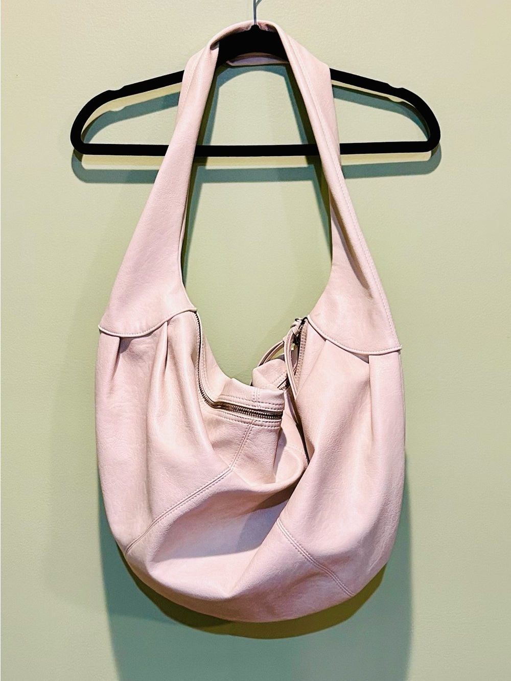 Free People Classic Soft Crème Slouch Bag
